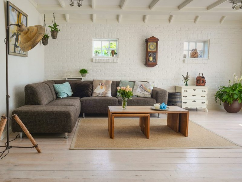 large open concept living room filled with furniture